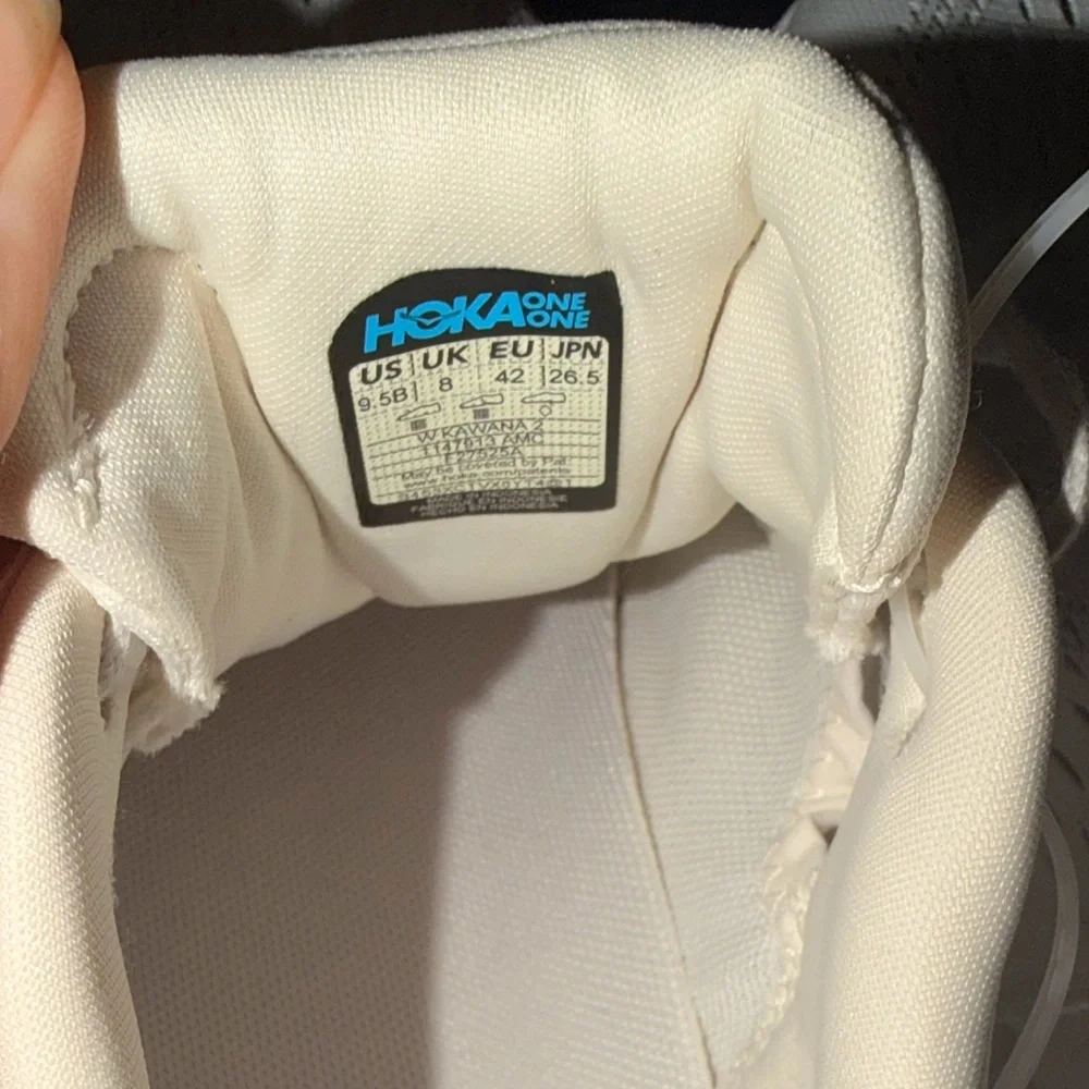 Hoka Light Gray Athletic Shoes